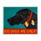 Stupell Industries Big Dogs Are Great Framed Giclee, design by Stephen Huneck
